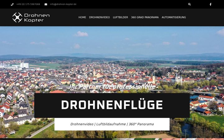 Screenshot of drohnen-kopter.de