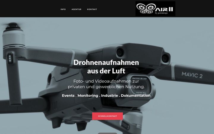 Screenshot of drohnenaufnahmen-nordhessen.de