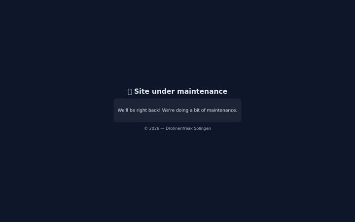 Screenshot of drohnenfreak.de