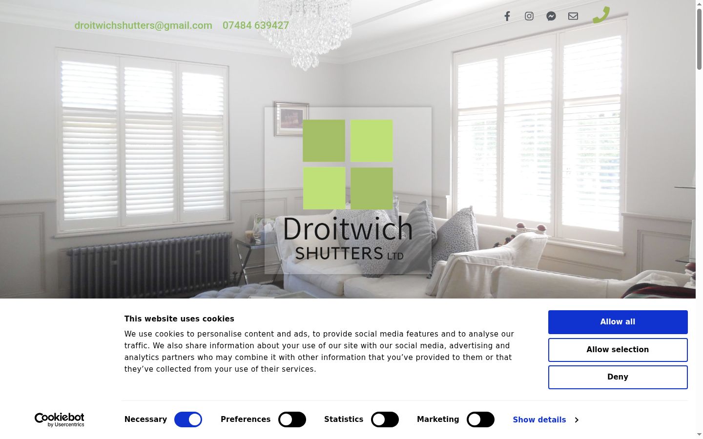 Screenshot des Einwilligungsbanners vor jeglicher Interaktion