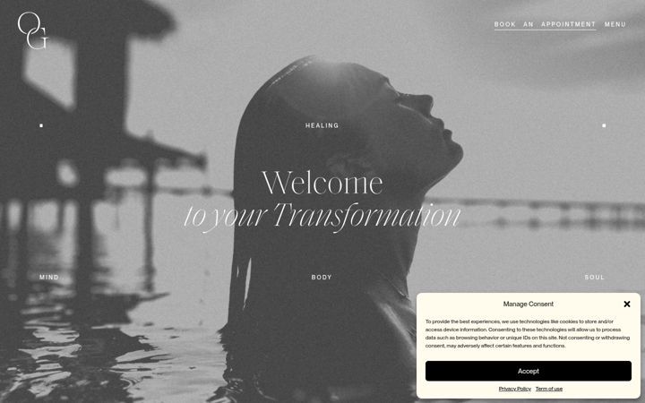 Screenshot of droliviagrace.com