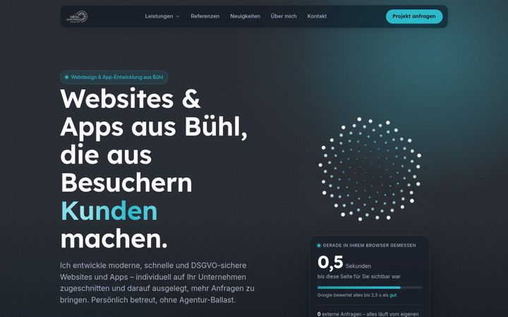 Screenshot of droll-development.de