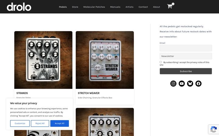 Screenshot of drolofx.com