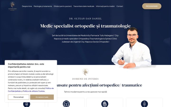 Screenshot of drolteandandaniel.ro