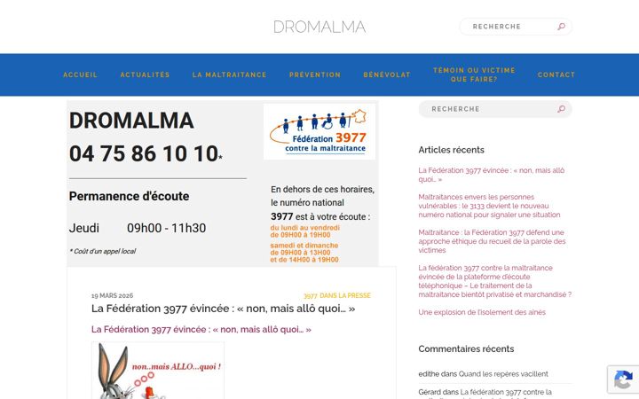 Screenshot of dromalma.fr