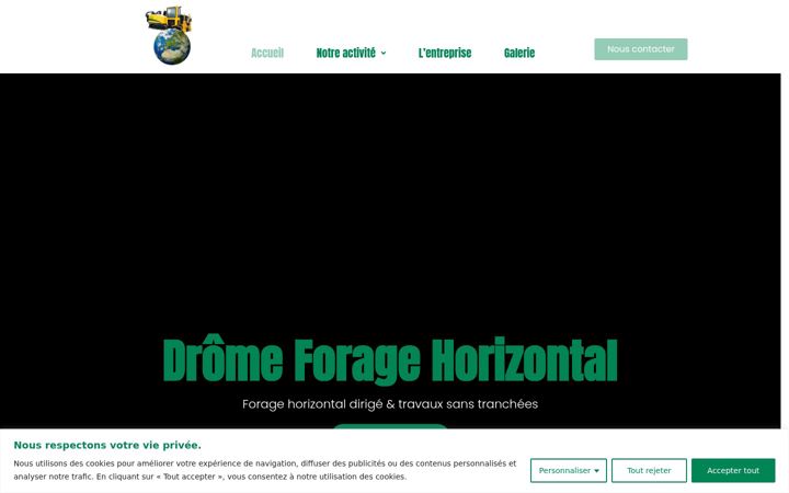 Screenshot of drome-forage-horizontal.com