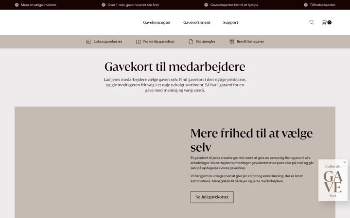 Snimka zaslona za drommegavekortet.dk