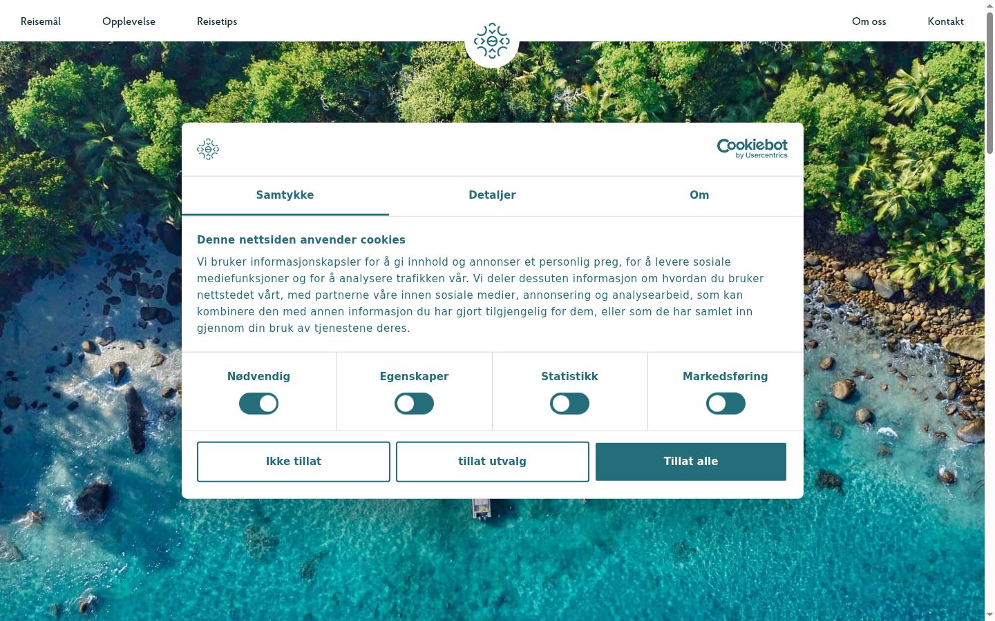 Sutikimo reklamjuostės, rodytos prieš bet kokią sąveiką, ekrano kopija