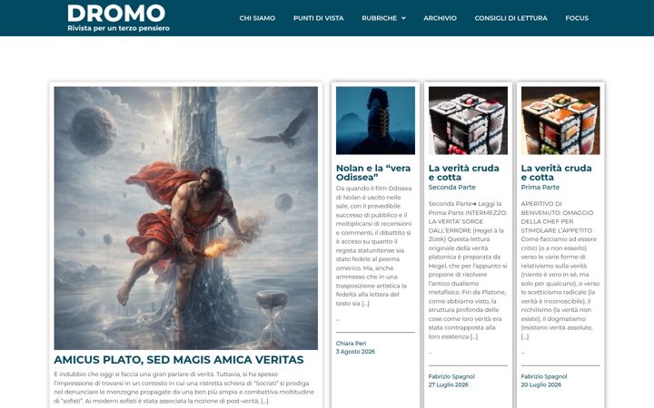 Screenshot of dromorivista.it
