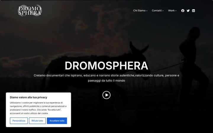 Screenshot of dromosphera.com