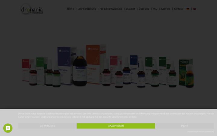 Screenshot of dronania-products.de