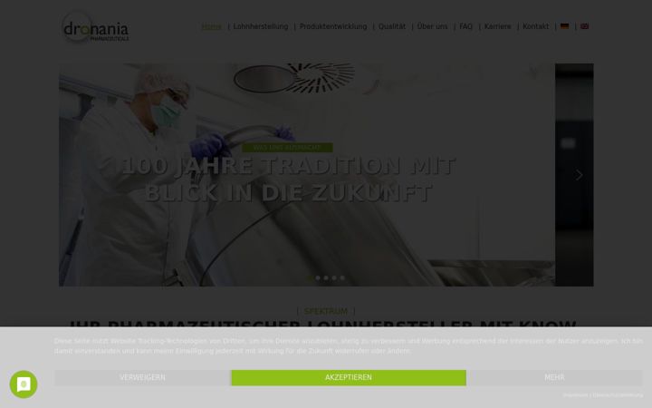 Screenshot of dronania.de