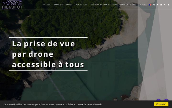 Screenshot of drone-intervention.fr