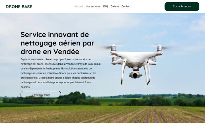 Screenshot of drone-nettoyage-vendee.fr