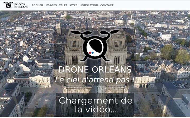 Screenshot of drone-orleans.com