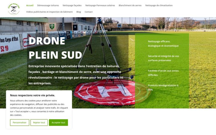 Snímek obrazovky drone-plein-sud.fr