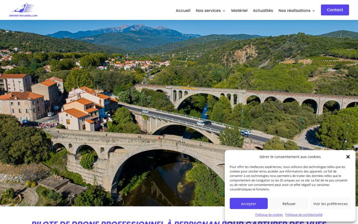 Snímek obrazovky drone-roussillon-66.fr
