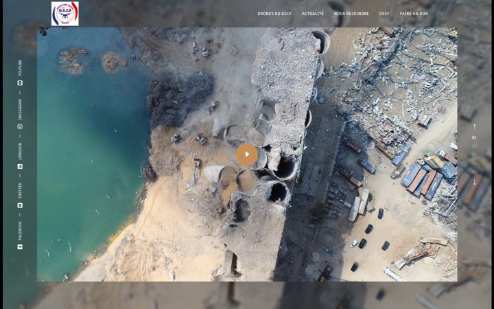 Screenshot of drone-secours.fr