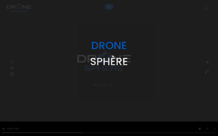 Screenshot of drone-sphere.fr