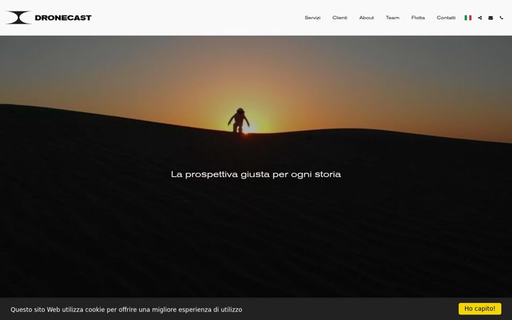 Screenshot of dronecastproject.com
