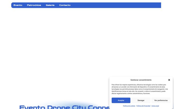 Zrzut ekranu dronecityconnect.es