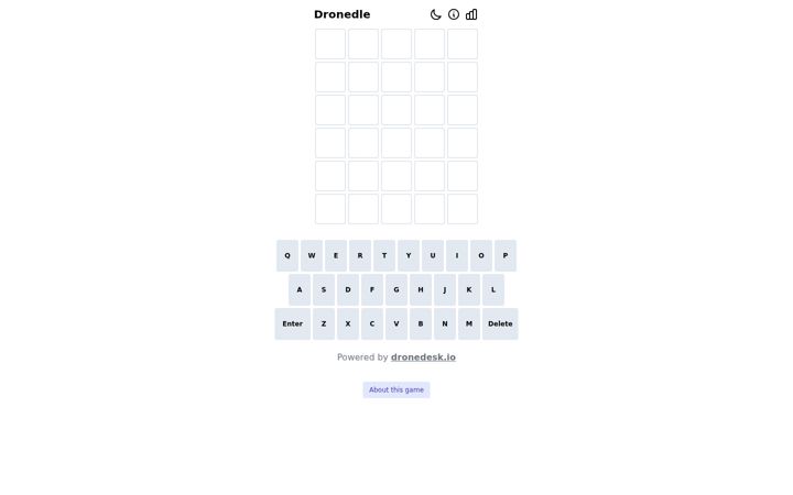 Screenshot of dronedle.com