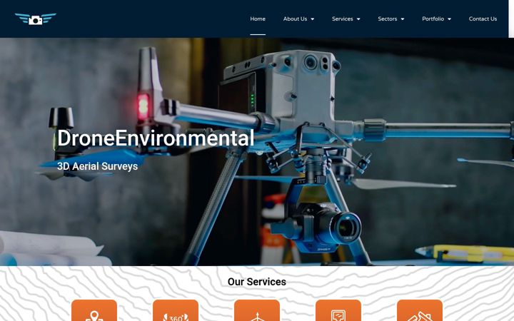 Screenshot di droneenvironmental.co.uk