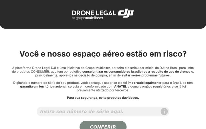 Skärmbild av dronelegaldji.com.br
