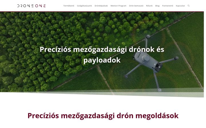 Екранна снимка на droneone.hu