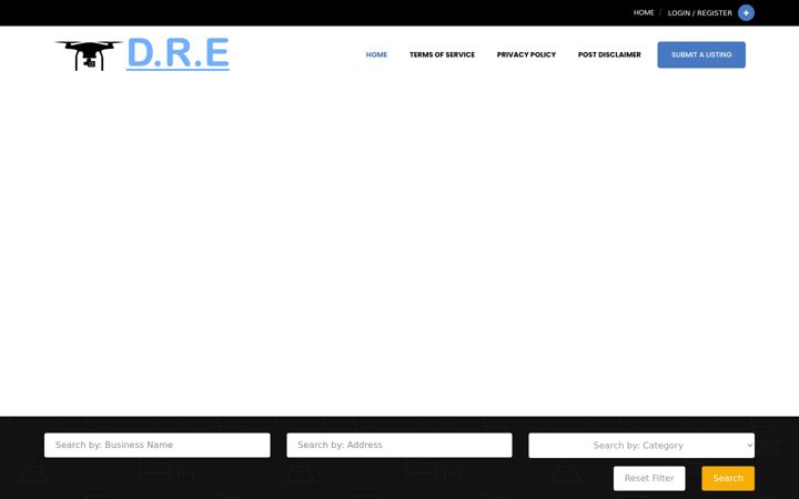 Screenshot of dronerepairexperts.com
