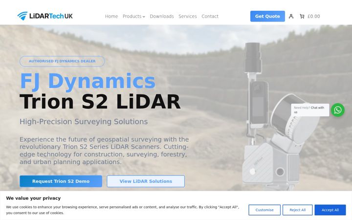 Screenshot di droneservicesolutions.co.uk