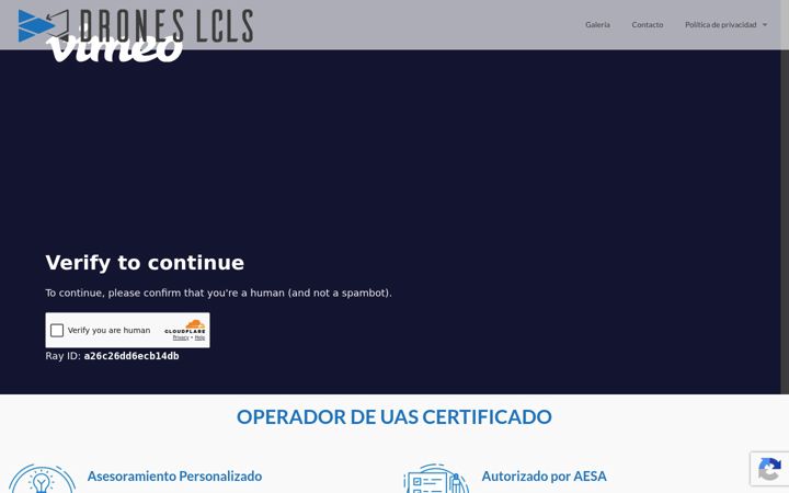 Screenshot of droneslcls.com