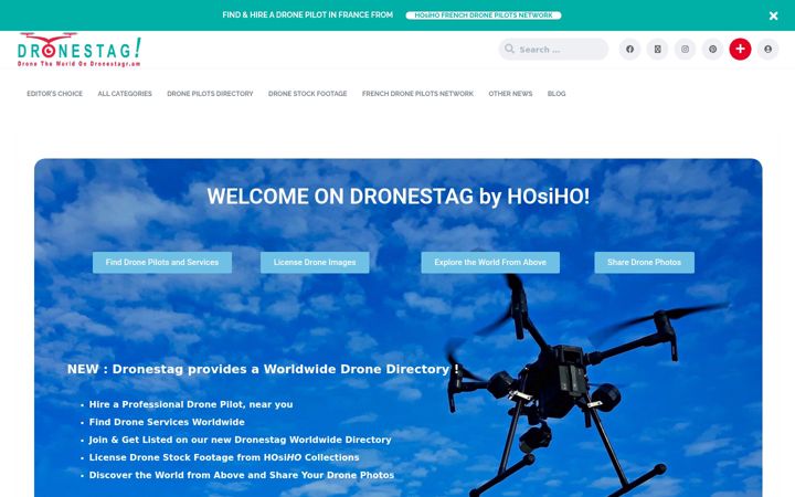 Ekrānuzņēmums no dronestagr.am