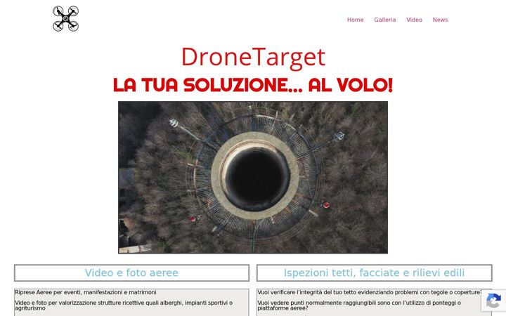 Ekrānuzņēmums no dronetarget.it