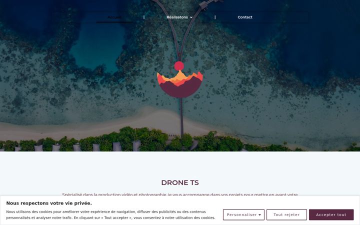 Screenshot of dronets87.com