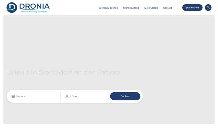 Snimka zaslona za dronia-urlaub.de