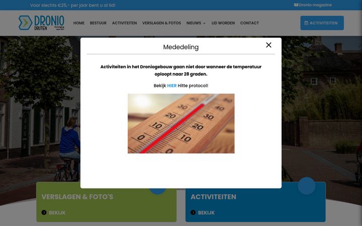 Screenshot di droniodruten.nl