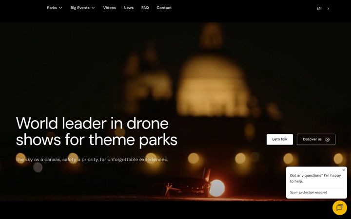 Screenshot of dronisos.com