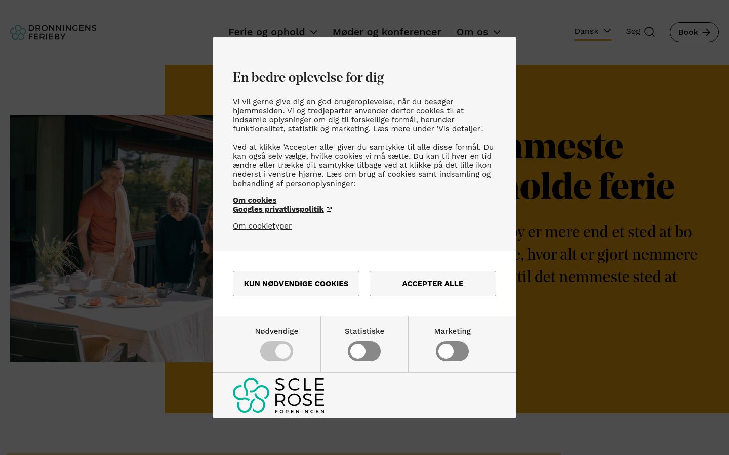Ekrānuzņēmums ar piekrišanas baneri, kas tika rādīts pirms jebkādas mijiedarbības