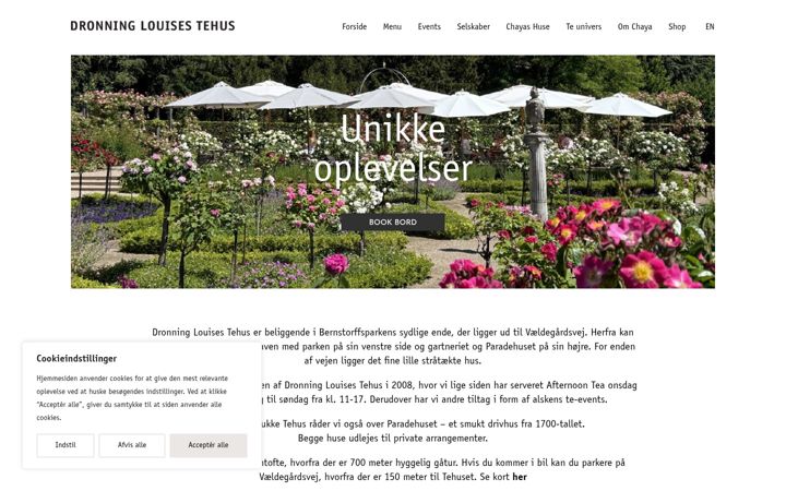 Snimka zaslona za dronninglouisestehus.dk