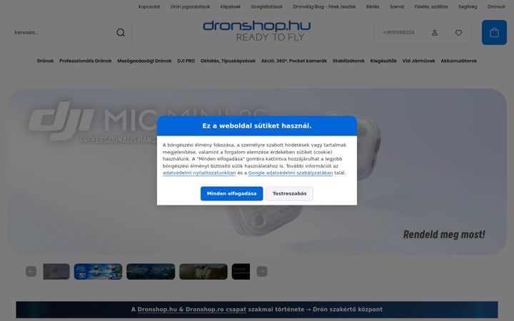 Екранна снимка на dronshop.hu