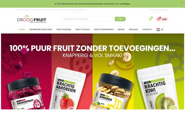 Screenshot di droogfruit.nl