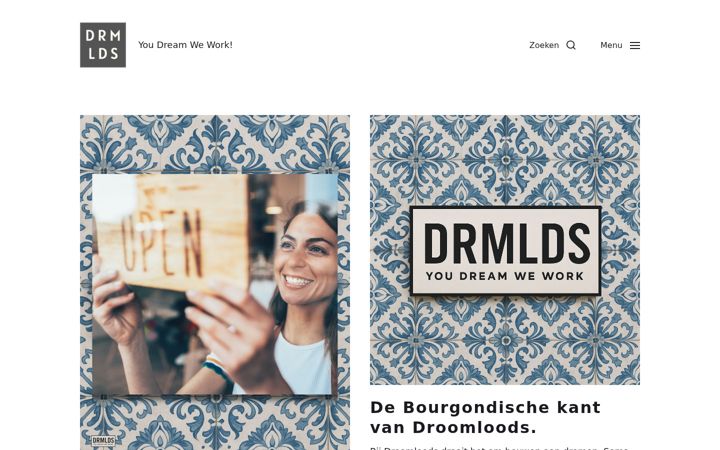 Screenshot di droomloods.nl