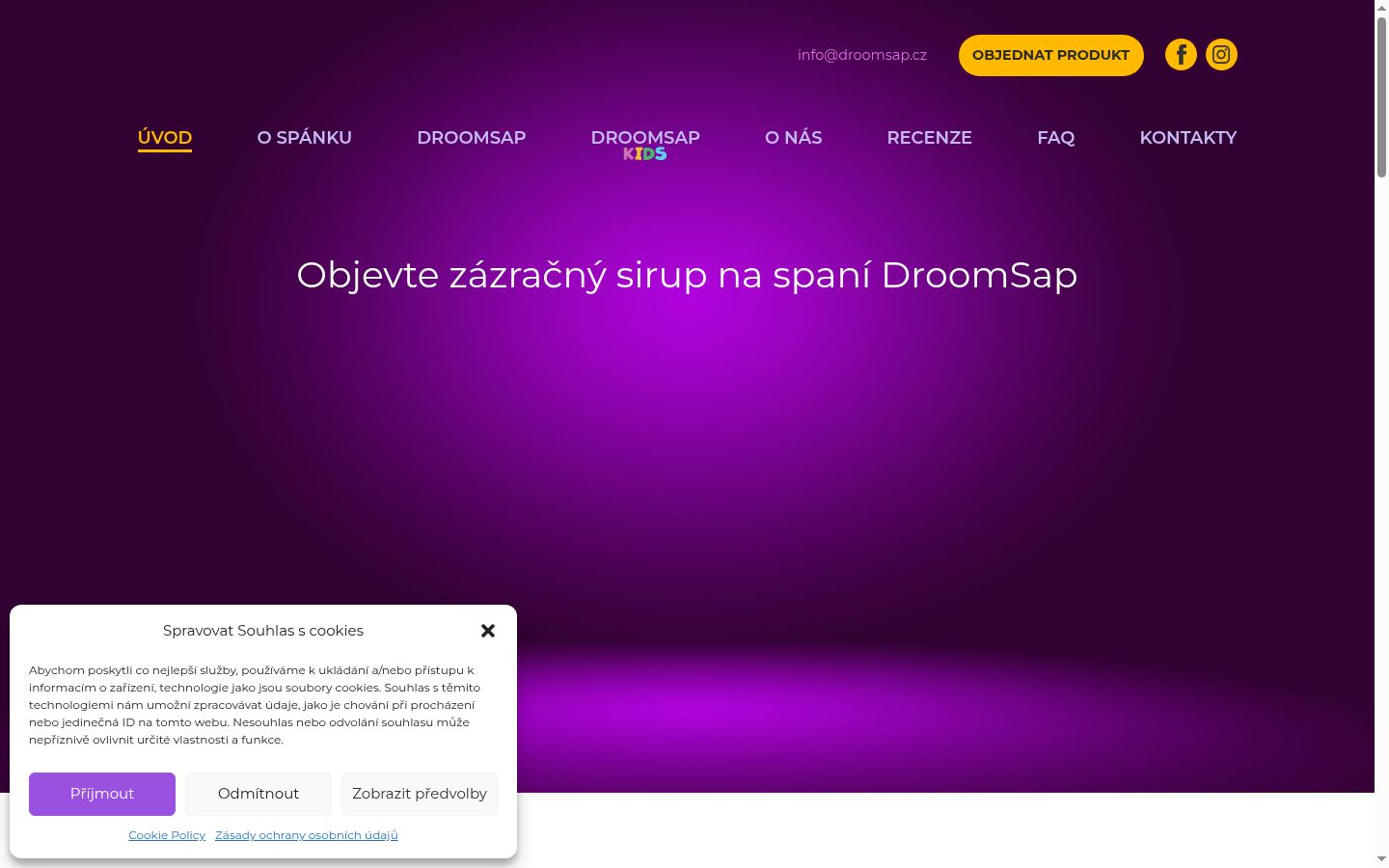 Snímek obrazovky baneru souhlasu zobrazeného před jakoukoli interakcí