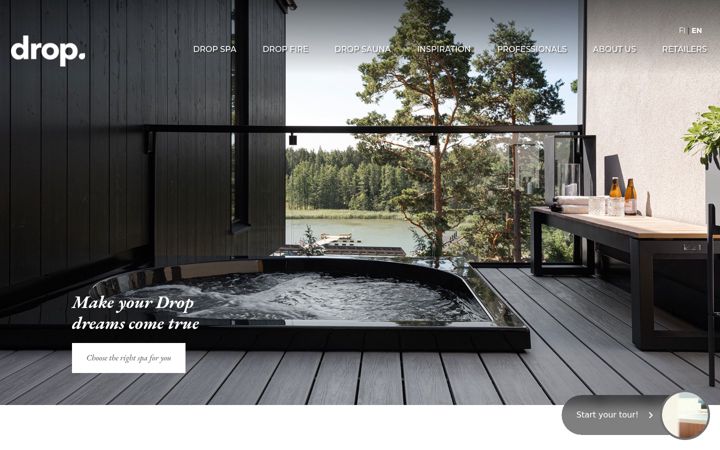 Screenshot di drop.fi