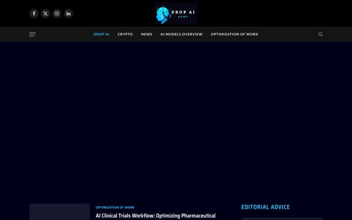 Screenshot of dropainews.com