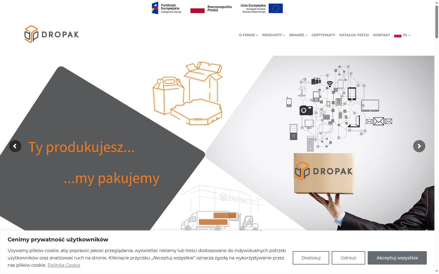 Posnetek zaslona pasice za privolitev, prikazane pred kakršno koli interakcijo