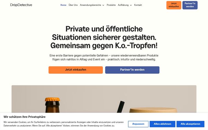 Screenshot of dropdetective.com