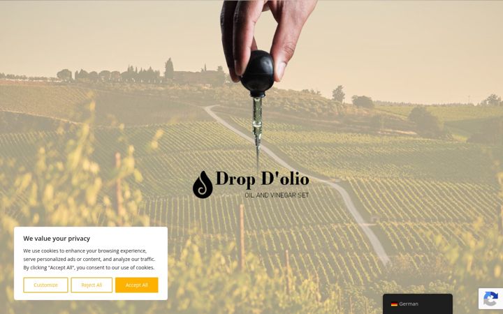 Screenshot of dropdolio.com