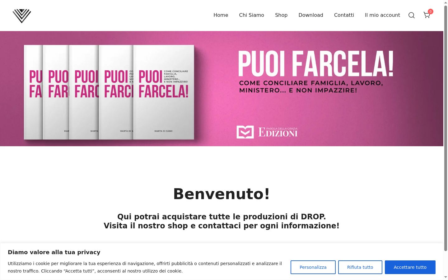 Capture d'écran de la bannière de consentement affichée avant toute interaction